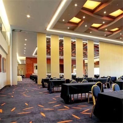 Dubai Dinner Room Temporary Movable Partition Walls Restaurant Wooden Acoustic