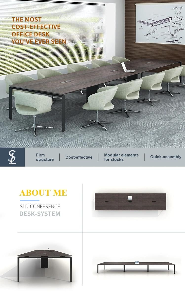 Modern Wood Great Quality Melamine Conference Table in Office Furniture