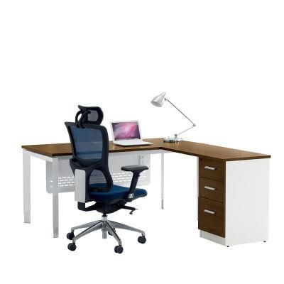 on Sale L Shaped Wooden Modern Furniture Manager Game Study Computer Office Table Desk
