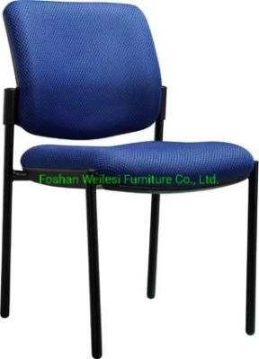 Fabric &amp; Foam Back and Seat 25 Tube 2.0mm Thickness Metal Coated Frame Visitor Chair