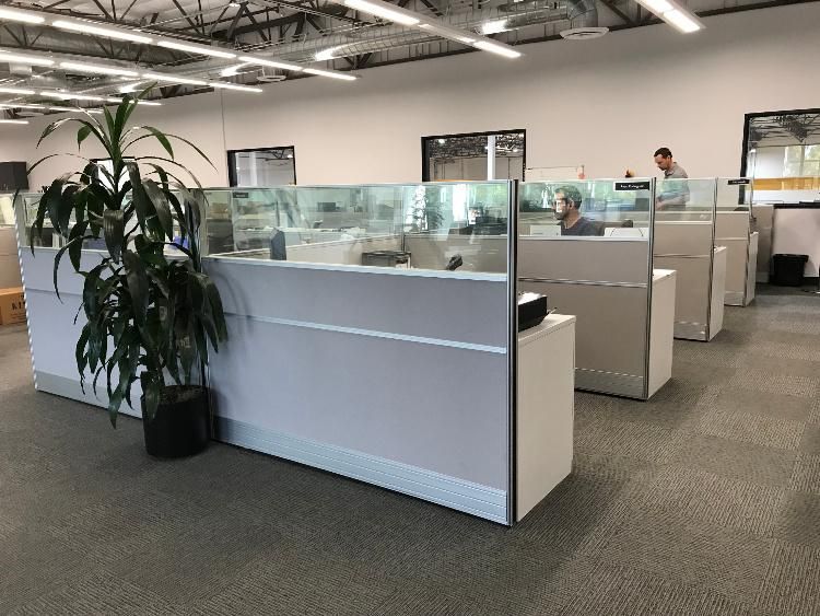 Modular Office Cubicle Workstation Partition with Customized Size