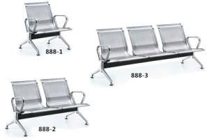 Factory Wholesale Stainless Steel Public Station Airport Chair Without Cushion