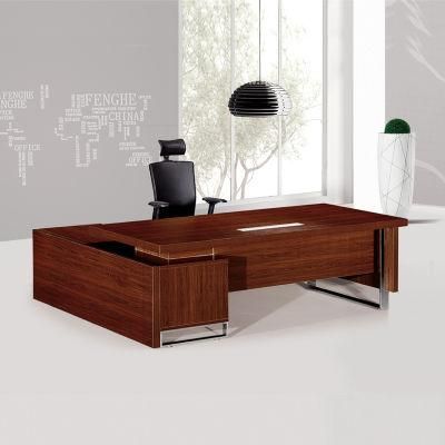 L Shape Modern Wooden Executive Manager Office Desk on Sale