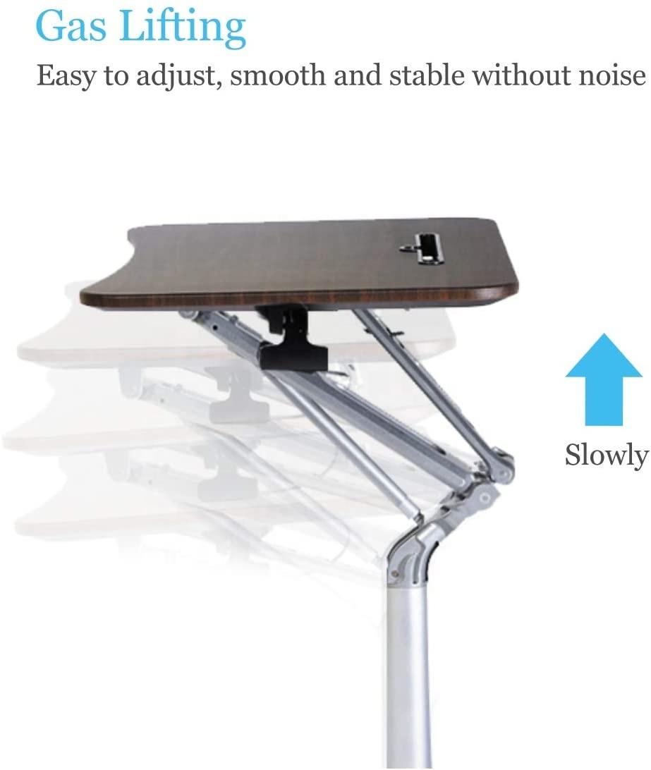 Laptop Computer Gas Lifting Height Adjustable Table