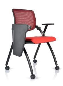 BIFMA Certificate Stackable Meeting Room Mesh Back Training Chair with Writing Pad