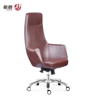 Top Sale Leather High Back Heavy Duty Office Chair Swivel Working Chair