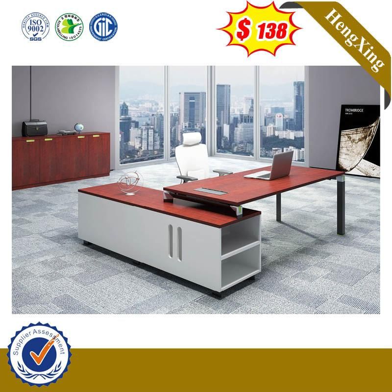 Mixed Color L Shape Boss Office Lab Home Standing Desk Home Furniture
