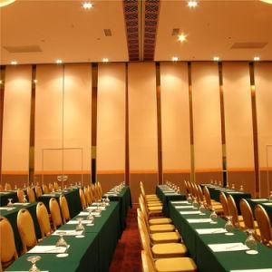 Folding Banquet Hall Wooden Room Divider Sliding Movable Operable Office Wall Partitions