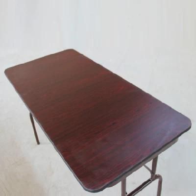 Commercial Rectangle MDF Wood Folding School Dining Tables