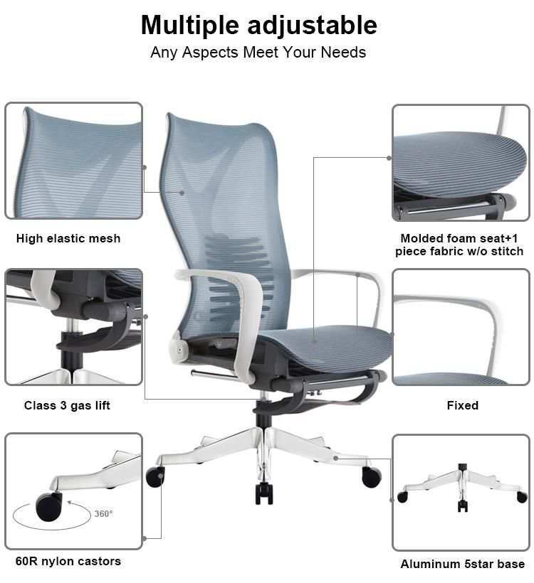 Full Mesh Working Chair Swivel Office Ergonomic Executive Chair