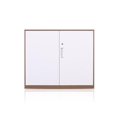 Office Furniture Metal Half Height Filing Cabinet with Push-Pulling Door