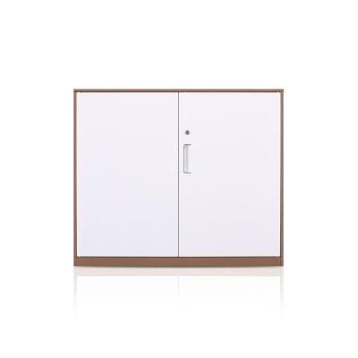 Office Furniture Metal Half Height Filing Cabinet with Push-Pulling Door