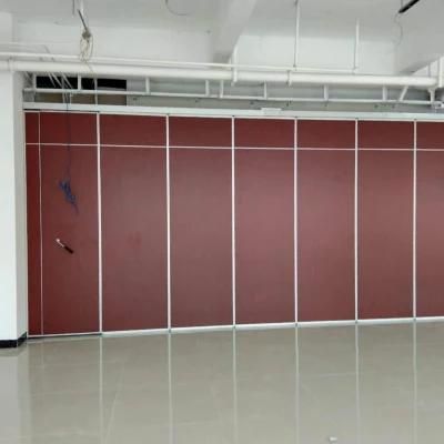 Floor to Ceiling Aluminium Track Roller Sliding Movable Acoustic Partition Walls for Hotel