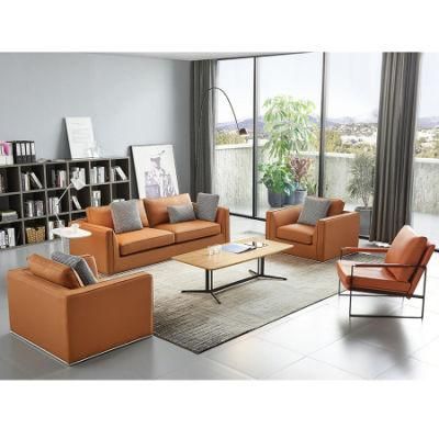 Modern Luxury Leather Executive Commerical Sectional Office Sofa Design