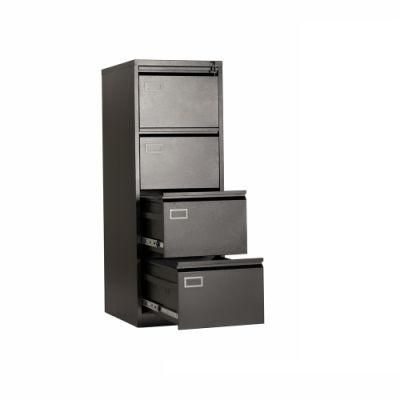 Steel Vertical 4 Storage Drawer Cabinet with Lock Key