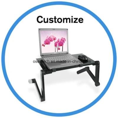 Flexible Adjustable Computer Stainless Steel Folding Laptop Desk