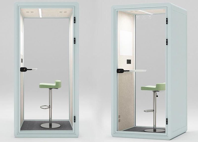 Privacy Phone Booth Indoor Soundproof Office Booth Work and Chat Sound Reduction Office Pod