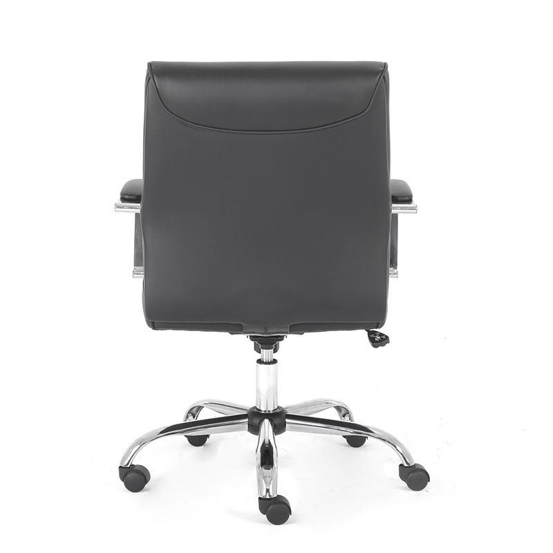 Factory Wholesale Middle Back PU Leather Office Executive Chair