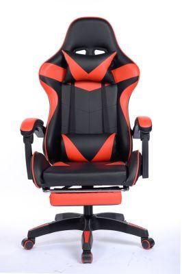 2022 New High-End Racing Car Driver Seat Red and Black Handsome RGB Computer Game Chair