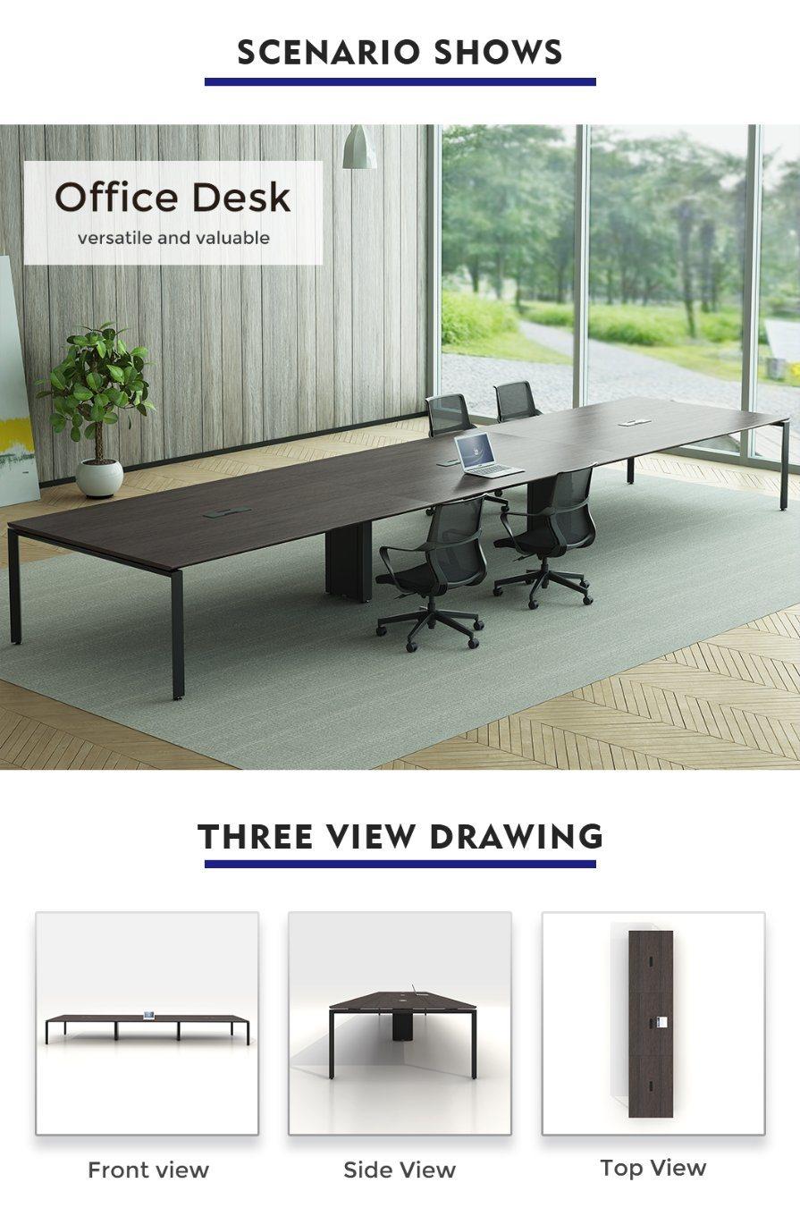 Modern Wood Chinses Melamine Conference Table in Office Furniture