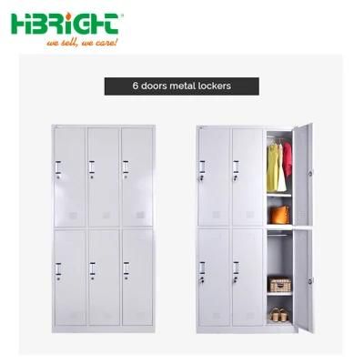 Several Doors Metal Locker Documents and Clothes Cabinet