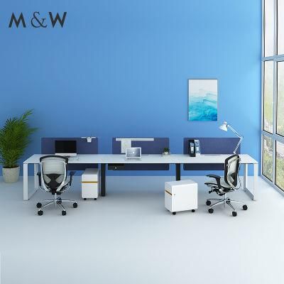 Morden Style Aluminum Leg Desk Work Station Table Furniture Office Workstation