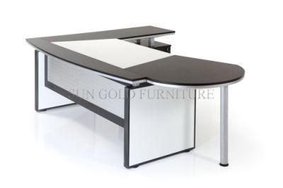 Hot Sale Steel Leg Office Executive Table White L Shape Office Desk (SZ-OD134)