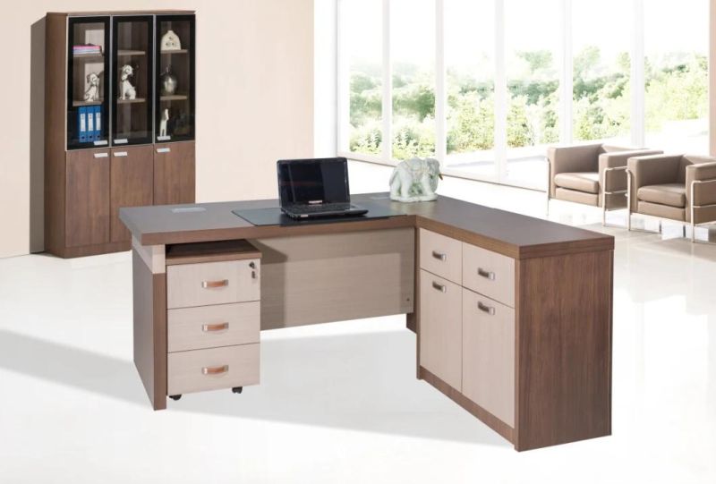 2021 New Executive L Shaped Wooden Director Manager Room Office Table