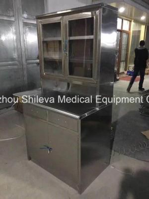 Hospital Furniture Medical Stainless Steel Instrument Storage Cabinet
