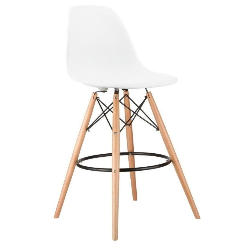 Nordic Style Home Furniture Dining Chair with Wooden Leg