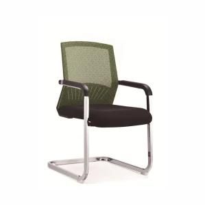 Hot Sale Mesh Fabric Visitor Square Frame Conference Bow Staff Chair