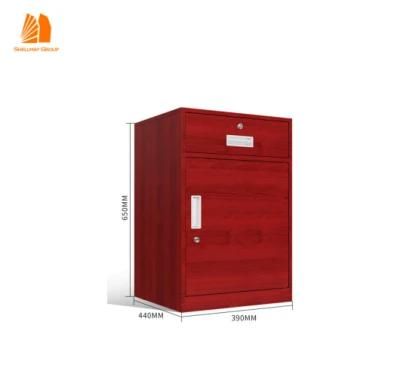 Wode Grain Steel Filing Cabinet Multifunction Cabinet Large Storage