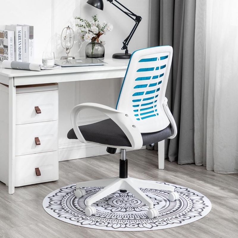 Factory Price Plastic Mesh Fabric Ergonomic Office Chairs Desk Chairs Waiting Rolling Conference Chairs for Meeting Room