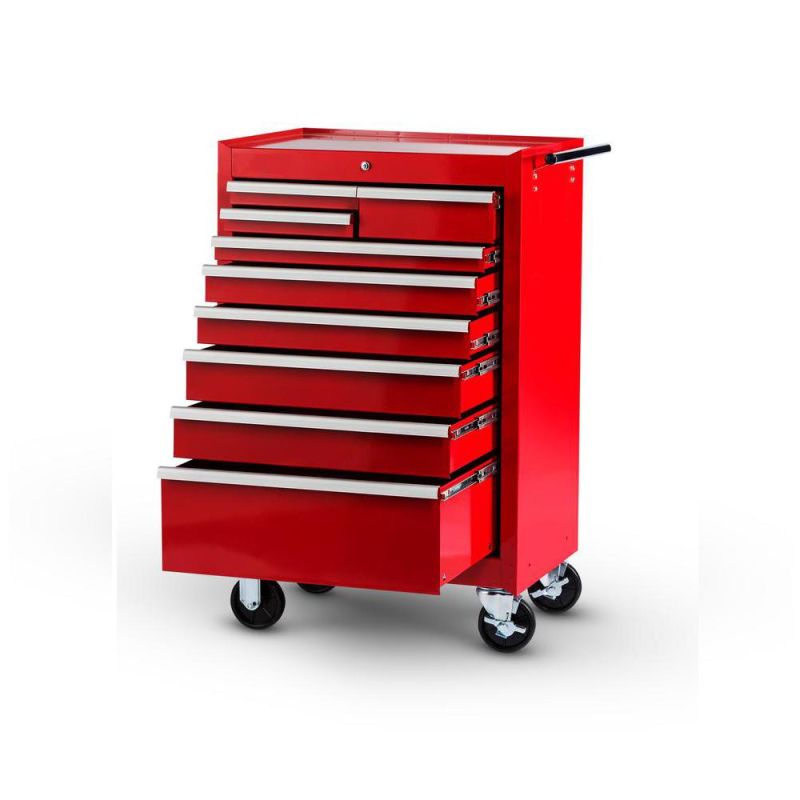 Four Wheels Trolley Cart Metal Cabinet