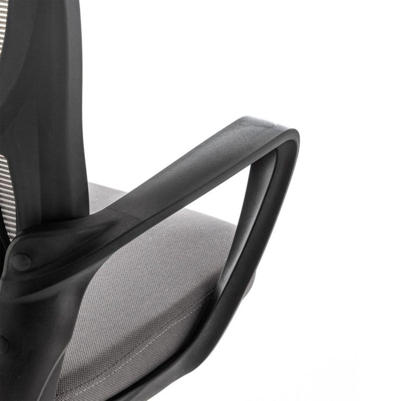 Height Adjustable Rotating Visitor Swivel Ergonomic Executive Mesh Office Chair with Armrests for Conference Meeting