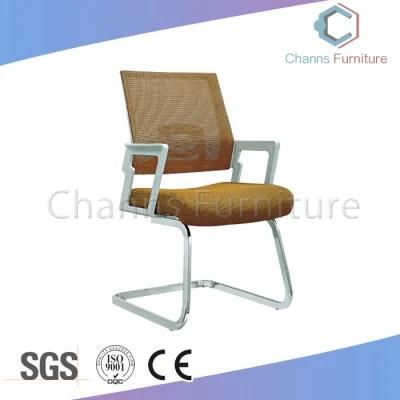 Popular White Armrest Orange Mesh Office Meeting Chair (CAS-EC1879)