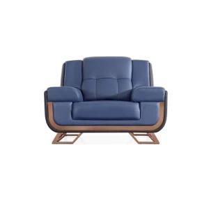 Luxury Sofas Foshan Sofa Set for Decor with Chromed Steel Base