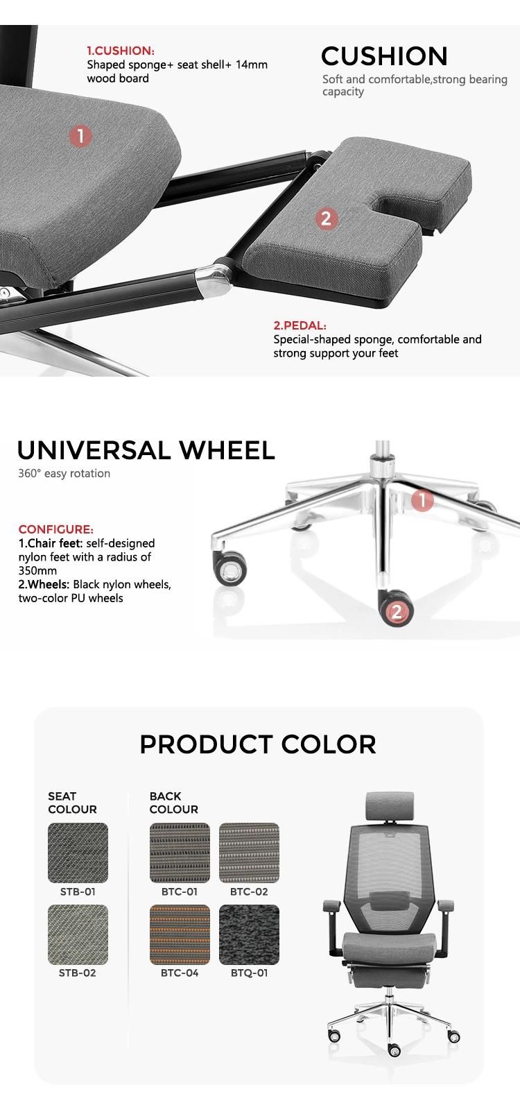 Factory Wholesale Furniture Highback Mesh High Back Ergonomic Foot Rest Office Chair