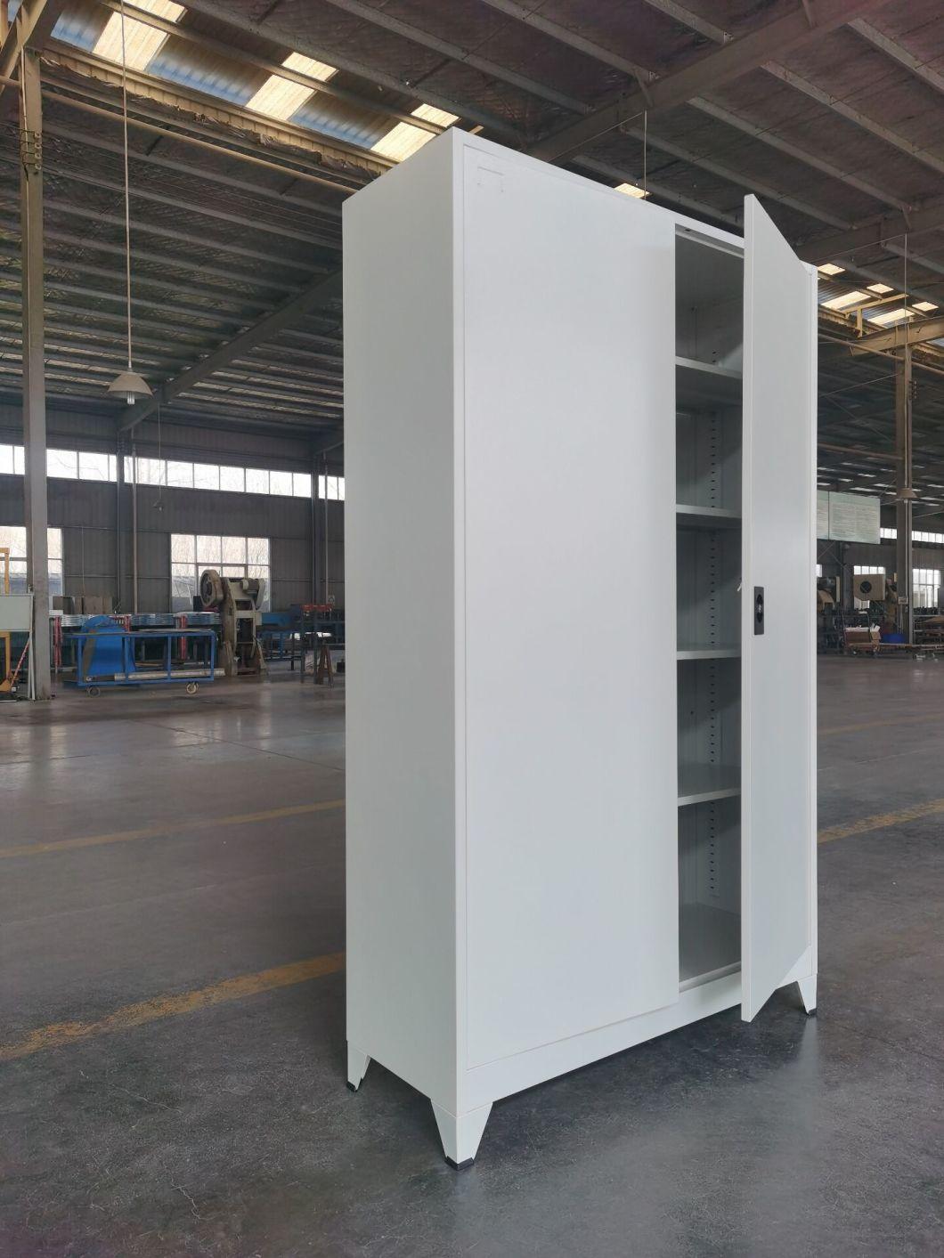 Large Steel Cupboards Metal Office File Cabinets with Standing Legs