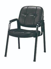 Fabric Steel Powder Coating Black Office Working Chair