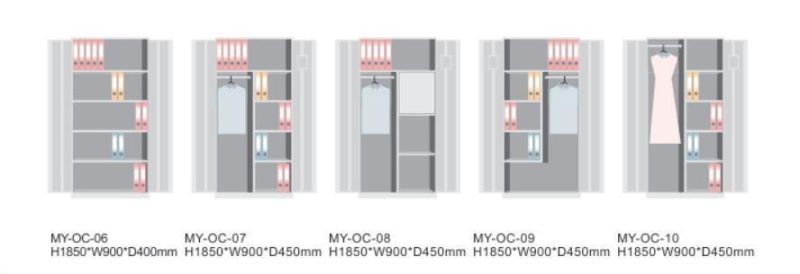Multi Use 2 Door Storage Wardrobe Metal Wardrobe Steel Cupboard