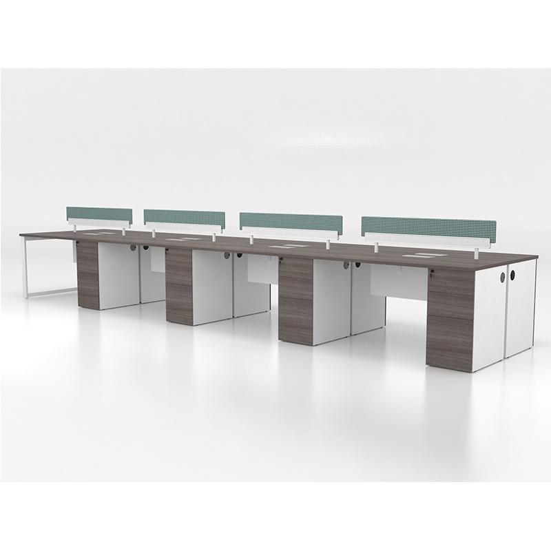 High Quality Modern Staff Office Desk Furniture 8 Person Office Workstations