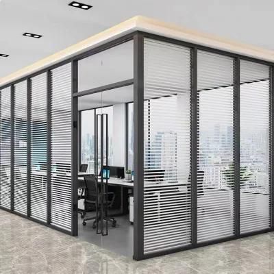 Simple Aluminium Tempering Glass Partiton Office High Wall Workstation