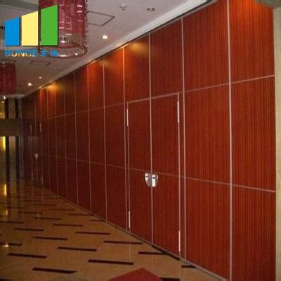 Hanging System Acoustic Soundproof Movable Foldable Partitions for Hotel