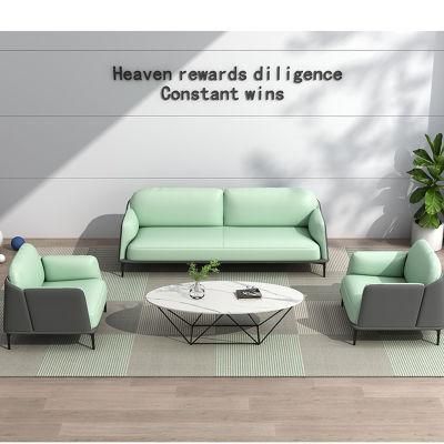 Cheap Price Office Sofa Set Design 1+2+3 Combination Sofa Furniture Chair Wholesale