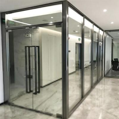 Aluminum Soundproof Urinal Cheap Used Frameless Office Glass Wall Toilet Strong Partition