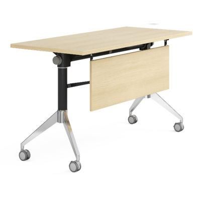 Removable and Foldable Study Table Training Table Wtih Laminated Table Top