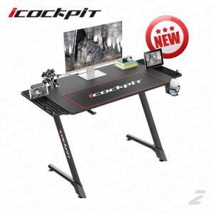 Icockpit Fashion High Grade Professional Computer Table Expansion Shelf PC Desk Gaming Desk