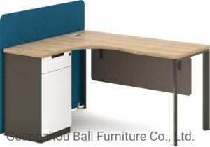 Hot Sale E1 MFC L Shaped Wooden Office Executive Desk (BL-ET092)