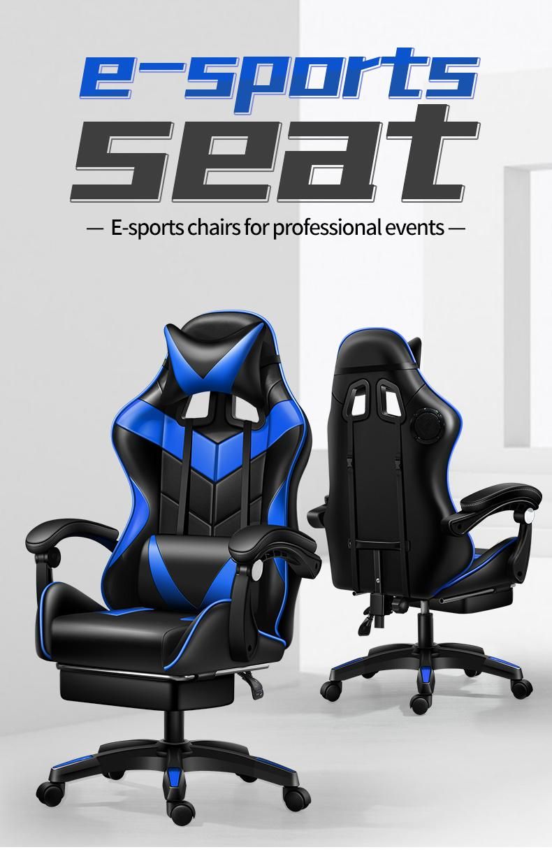 CE Approval Ergonomic Design Game Chair Gaming Genuine with Headrest